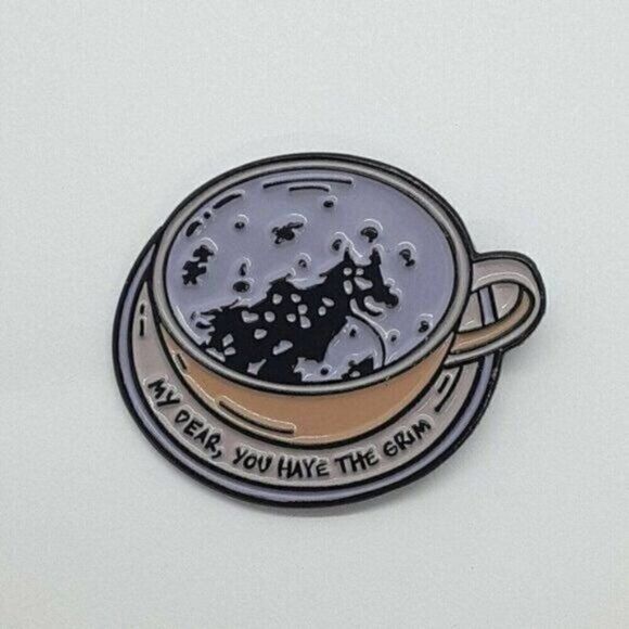 3/20 Harry Potter Grim Teacup Enamel Pin - Picture 1 of 1
